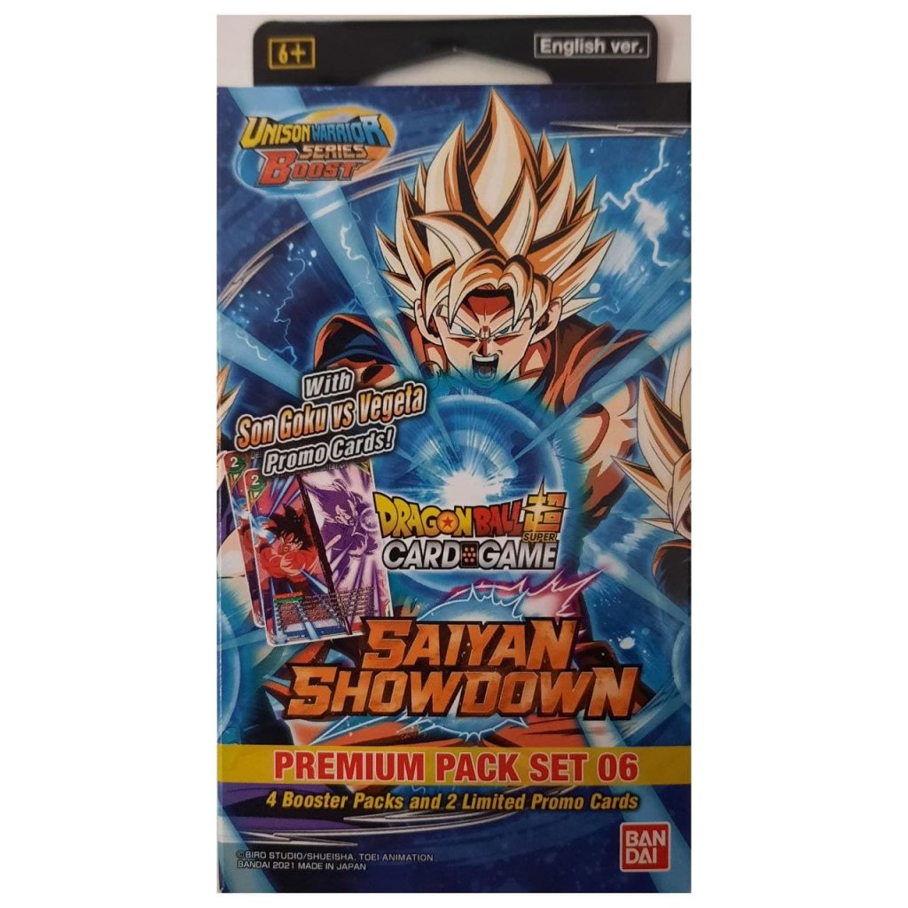 Dragon Ball Super Card Game Premium Pack Set PP06 “Saiyan Showdown