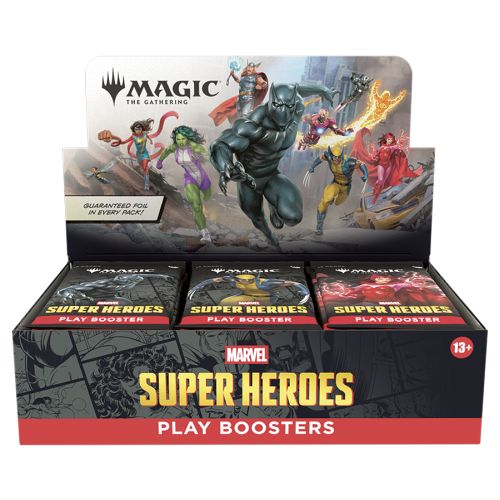 Magic: The Gathering – Marvel Super Heroes – Play-Booster-Display Englisch